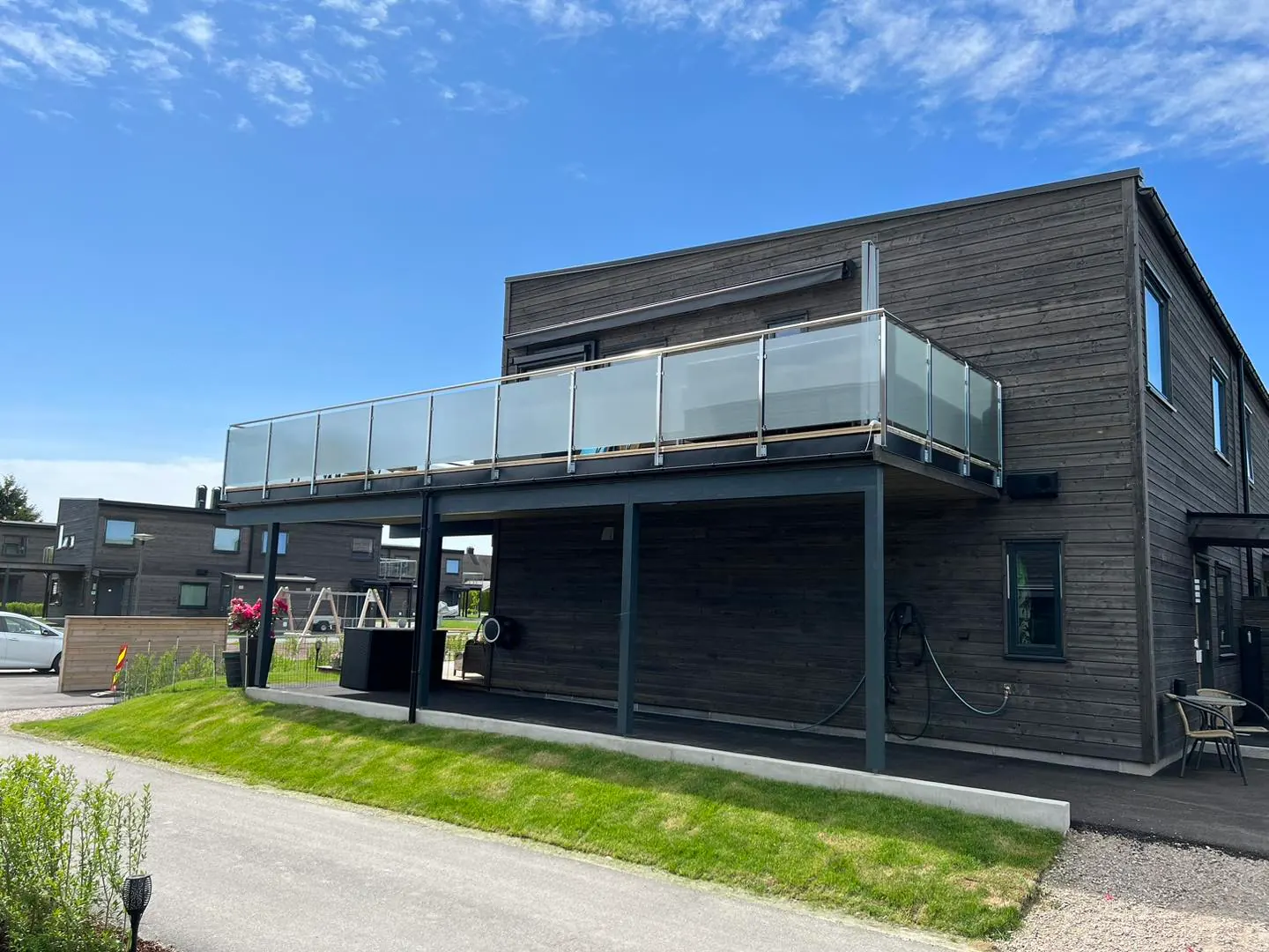 Terrasse etter — privatlivsfilm montert